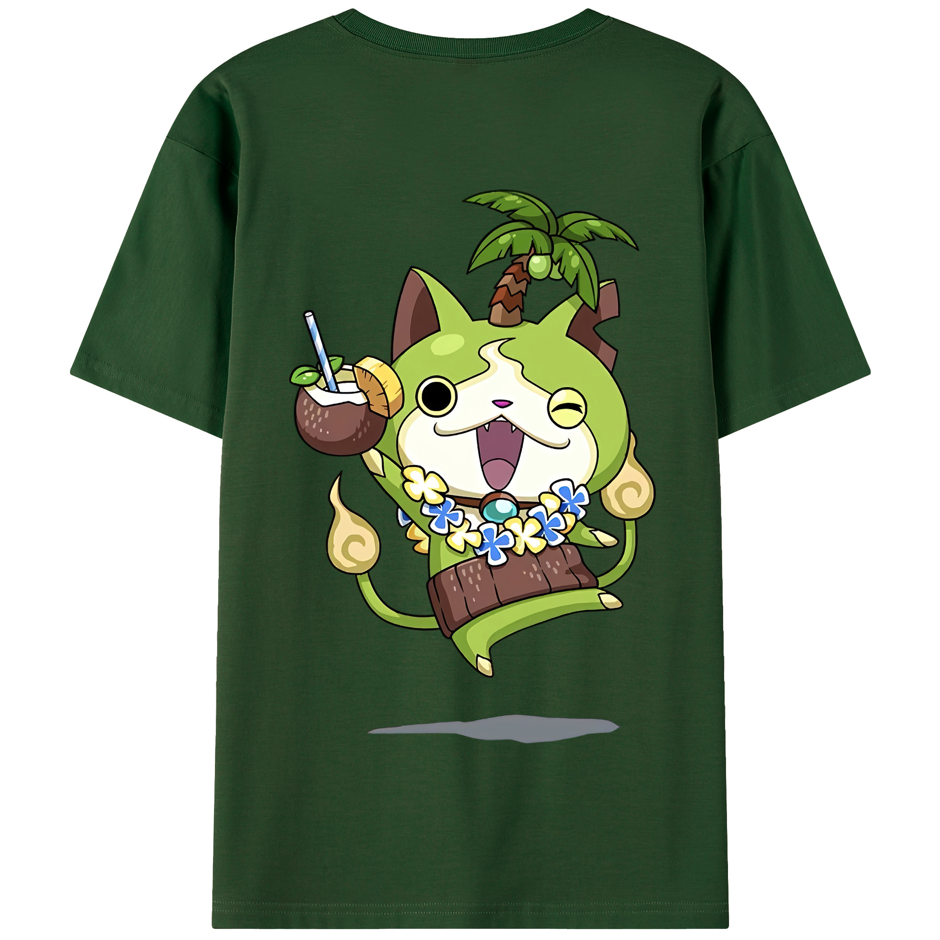 （画像用） 妖怪ウォッチ Yo-kai Watch 綿100％半袖Tシャツ（背面プリント）